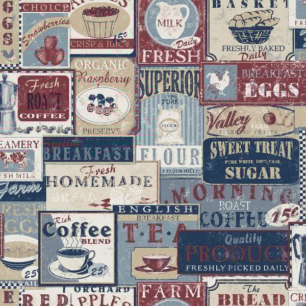 Galerie Wallpaper Product code: G12299 - Kitchen Recipes Wallpaper Collection -   