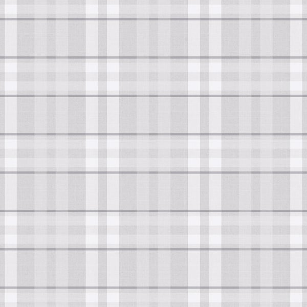 Galerie Wallpaper Product code: G45309 - Vintage Roses Wallpaper Collection - Grey Colours - Plaid Design