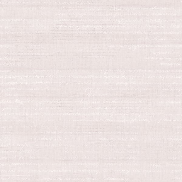 Galerie Wallpaper Product code: G45320 - Vintage Roses Wallpaper Collection - Blush Pink Colours - Pretty Script Design