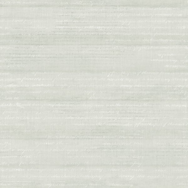 Galerie Wallpaper Product code: G45322 - Vintage Roses Wallpaper Collection - Green Colours - Pretty Script Design