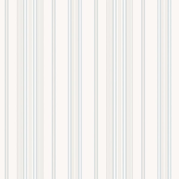 Galerie Wallpaper Product code: G45324 - Vintage Roses Wallpaper Collection - Blue Beige Colours - Stripe Design