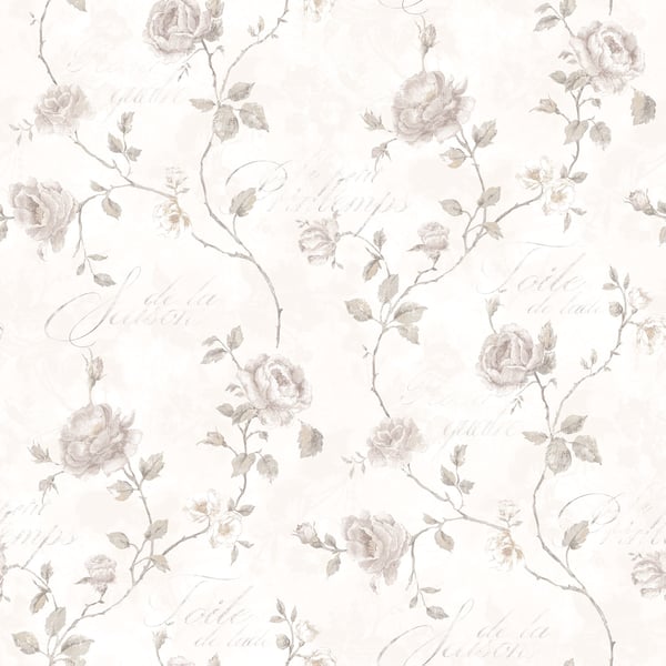 Galerie Wallpaper Product code: G45325 - Vintage Roses Wallpaper Collection - Beige Colours - Trailing Rose Design