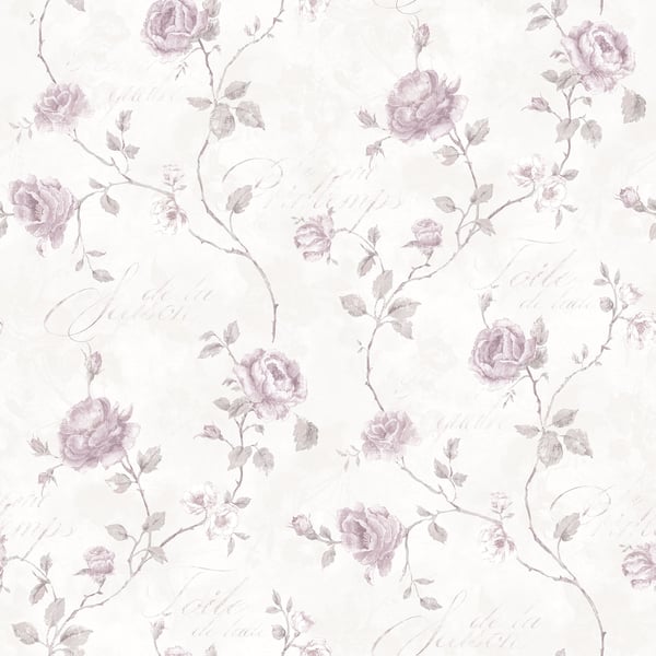 Galerie Wallpaper Product code: G45327 - Vintage Roses Wallpaper Collection - Dark Pink Colours - Trailing Rose Design
