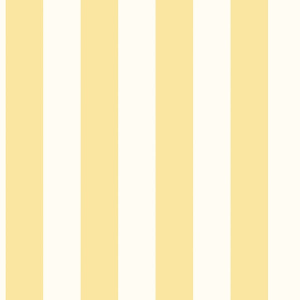 Galerie Wallpaper Product code: G45400 - Just Kitchens Wallpaper Collection - Yellow White Colours - Awning Stripe Design