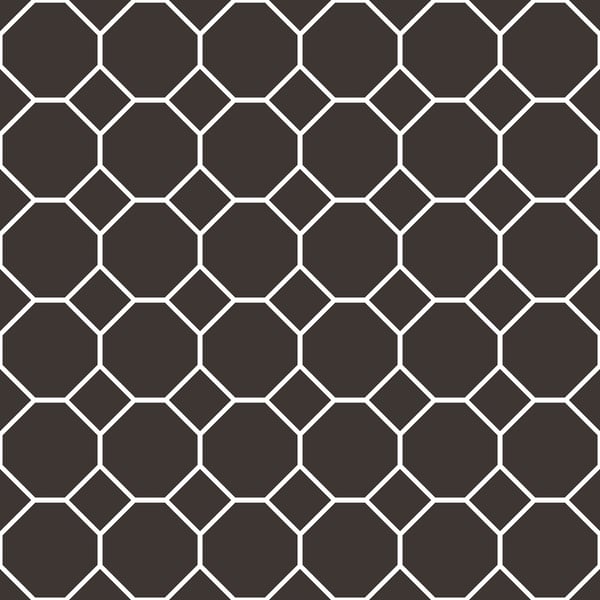 Galerie Wallpaper Product code: G45404 - Just Kitchens Wallpaper Collection - Black White Colours - Bee Hive Design