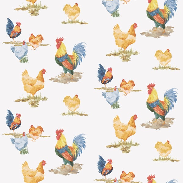 Galerie Wallpaper Product code: G45416 - Just Kitchens Wallpaper Collection - Blue Yellow Red Colours - Free Range Design