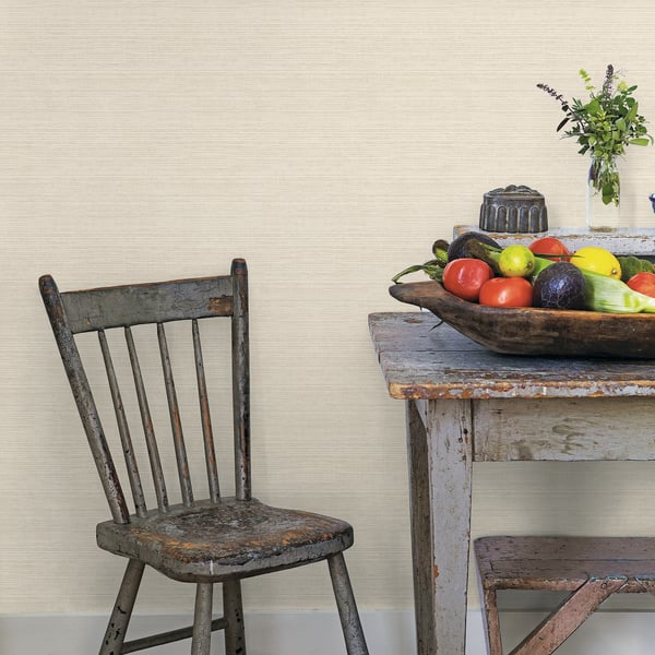 Galerie Wallpaper Product code: G45423_2 - Natural FX 2 Wallpaper Collection - Cream Beige Colours - Grasscloth Design