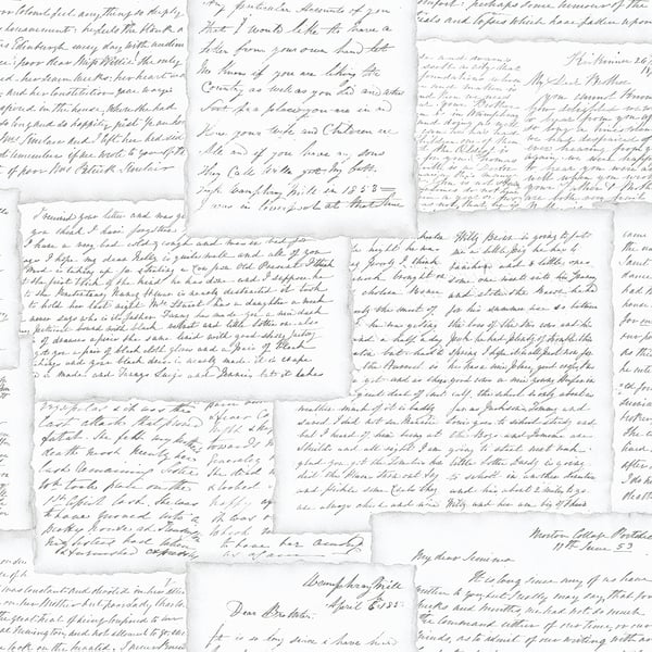 Galerie Wallpaper Product code: G56122 - Nostalgie Wallpaper Collection - Black Colours - Family Letters Design