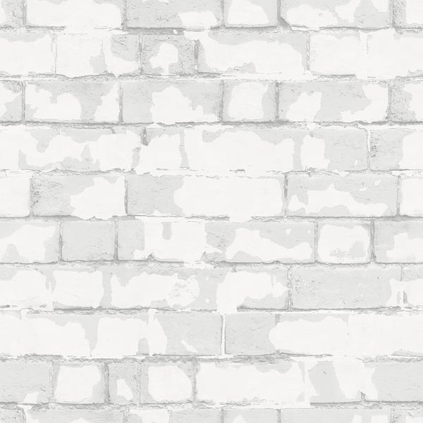 Galerie Wallpaper Product code: G56212 - Nostalgie Wallpaper Collection - Silver Grey Colours - Brick Wall Design