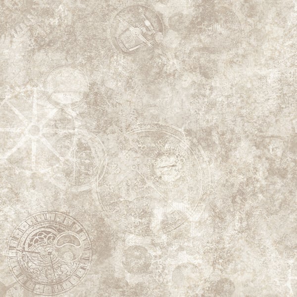 Galerie Wallpaper Product code: G56222 - Nostalgie Wallpaper Collection - Beige Colours - Gears Design