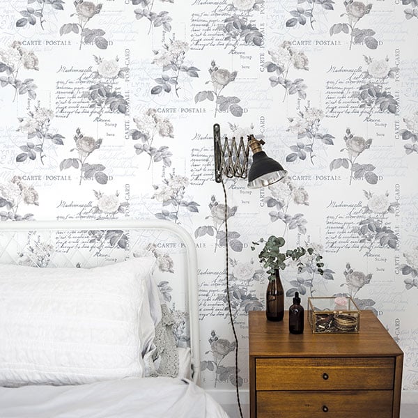 Galerie Wallpaper Product code: G56283R - Nostalgie Wallpaper Collection - Beige Colours - Postale Rose Design