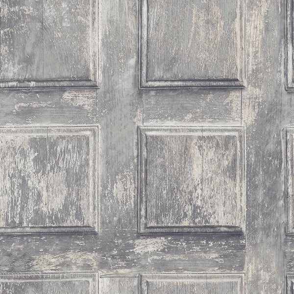 Galerie Wallpaper Product code: G56561 - Nostalgie Wallpaper Collection - Dark Grey Colours - Door Design