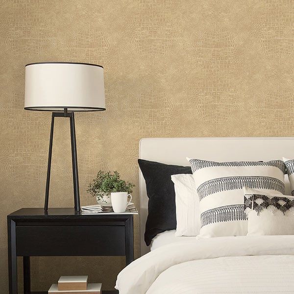 Galerie Wallpaper Product code: G67499R - Natural Fx Wallpaper Collection -  Crocodile Design