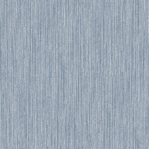 Galerie Wallpaper Product code: G67685 - Special Fx Wallpaper Collection - Blue Silver Colours - Vertical Textile Design