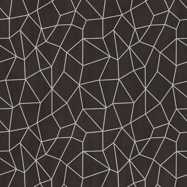 Galerie Wallpaper Product code: G67694 - Special Fx Wallpaper Collection - Black Silver Colours - Glitter Web Design