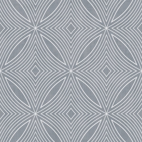 Galerie Wallpaper Product code: G67721 - Special Fx Wallpaper Collection - Blue Silver Colours - Metallic Spiral Design