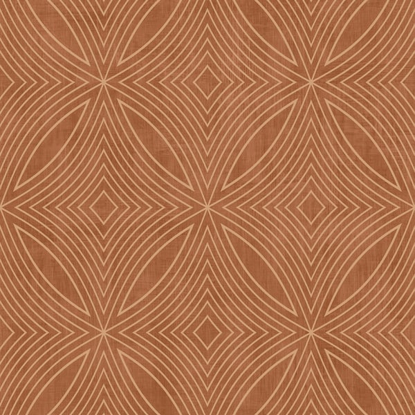 Galerie Wallpaper Product code: G67724 - Special Fx Wallpaper Collection - Orange Gold Colours - Metallic Spiral Design