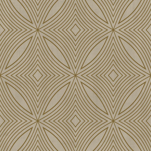 Galerie Wallpaper Product code: G67730 - Special Fx Wallpaper Collection - Yellow Gold Colours - Metallic Spiral Design