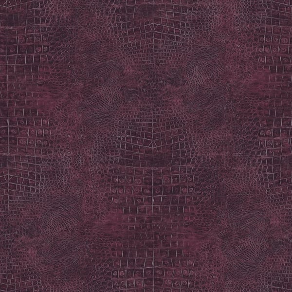 Galerie Wallpaper Product code: G67751 - Natural FX 2 Wallpaper Collection - Purple Lilac Colours - Crocodile Design
