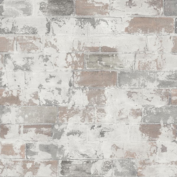 Galerie Wallpaper Product code: G67989 - Natural FX 2 Wallpaper Collection - Beige Brown Grey Colours - Brick Design