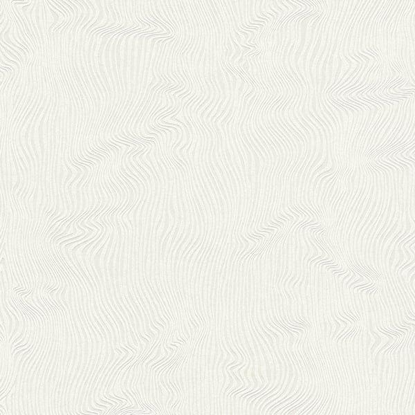 Galerie Wallpaper Product code: HO20020 - Home Wallpaper Collection - Cream White Colours - Organic Waves Motif Design