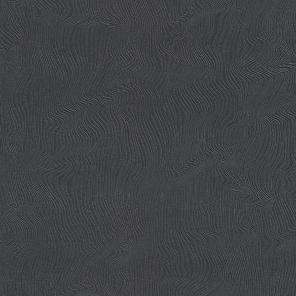 Galerie Wallpaper Product code: HO20022 - Home Wallpaper Collection - Black Grey Colours - Organic Waves Motif Design