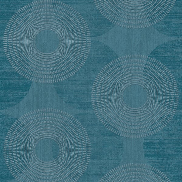 Galerie Wallpaper Product code: HO20032 - Home Wallpaper Collection - Blue Colours - Circles Motif Design