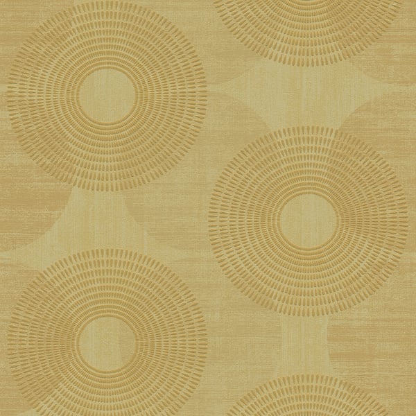 Galerie Wallpaper Product code: HO20039 - Home Wallpaper Collection - Yellow Colours - Circles Motif Design