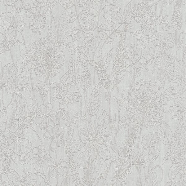 Galerie Wallpaper Product code: HO20044 - Home Wallpaper Collection - Beige Grey Colours - Floral Motif Design