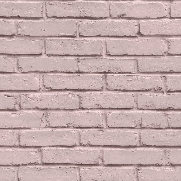 Galerie Wallpaper Product code: HO20066 - Home Wallpaper Collection - Pink Colours - Brick Motif Design