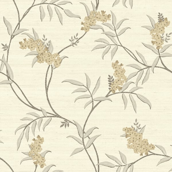 Galerie Wallpaper Product code: IS33301 - Italian Silks And Damasks Wallpaper Collection - White Colours - Ramage Tonale Design