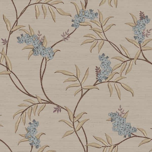 Galerie Wallpaper Product code: IS33303 - Italian Silks And Damasks Wallpaper Collection - Dove Colours - Ramage Tonale Design