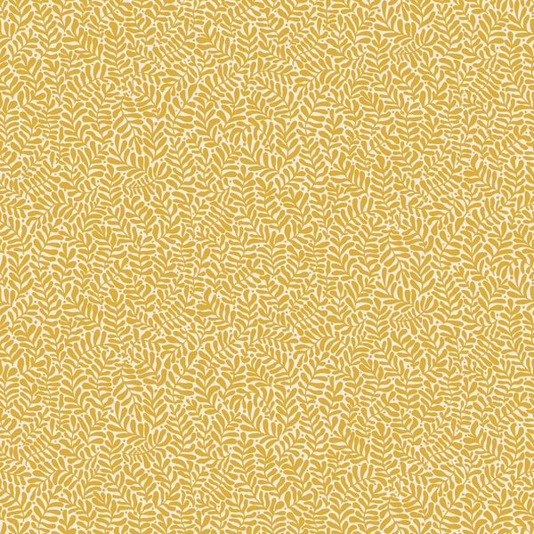 Galerie Wallpaper Product code: S55003 - Sommarang Wallpaper Collection - Ochre Colours - Mono Leaf Design