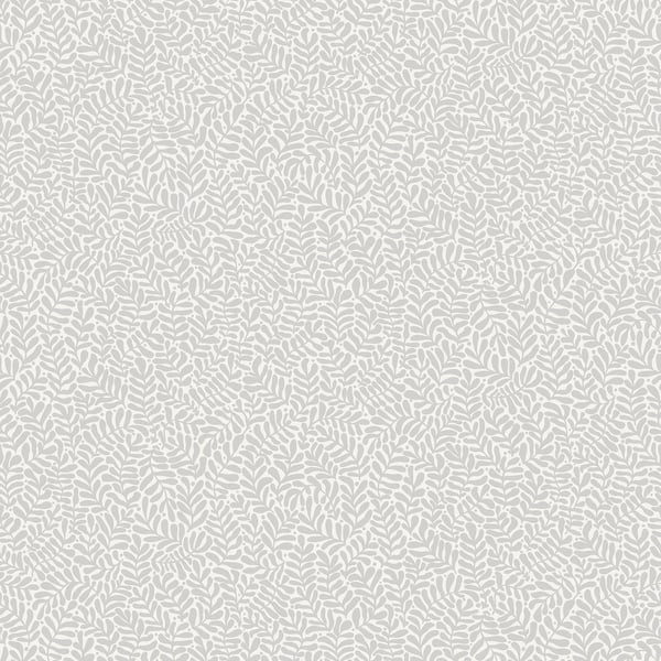 Galerie Wallpaper Product code: S55004 - Sommarang Wallpaper Collection - Grey Colours - Mono Leaf Design