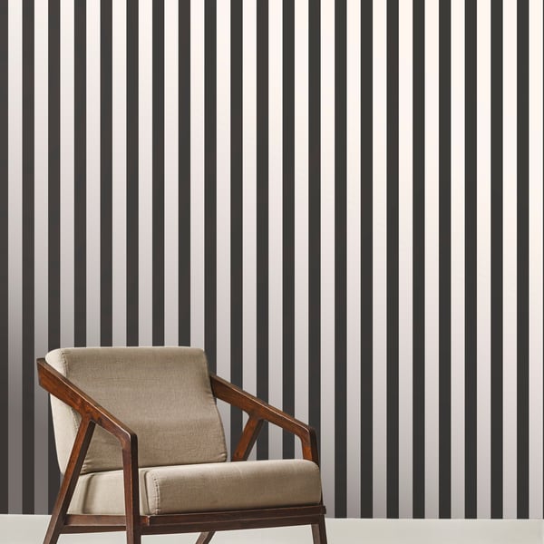 Galerie Wallpaper Product code: SS21231_2 - Style Sisters Classic Wallpaper Collection -  Thin Stripe Black Design