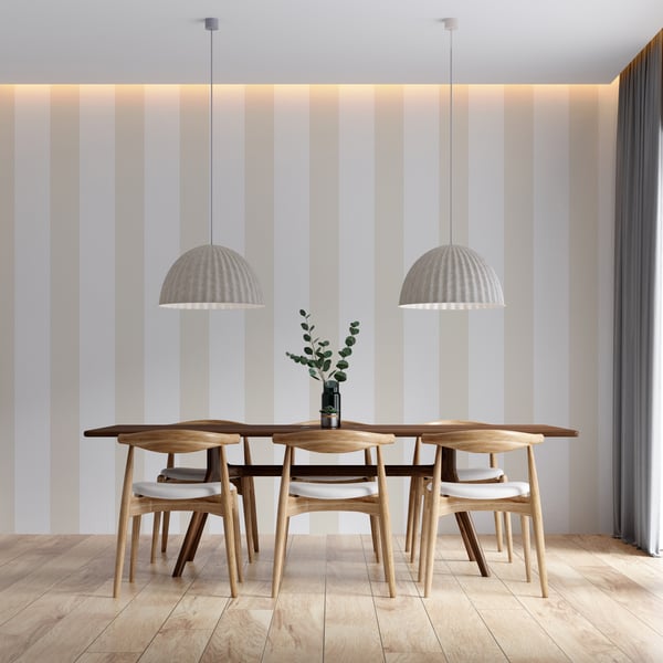 Galerie Wallpaper Product code: SS21234_2 - Style Sisters Classic Wallpaper Collection -  Wide Stripe Natural Design