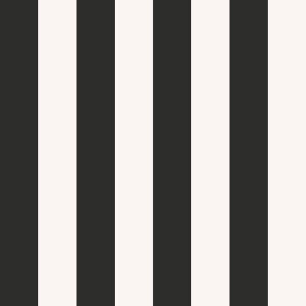 Galerie Wallpaper Product code: SS21239 - Style Sisters Classic Wallpaper Collection -  Flock Stripe Black Design