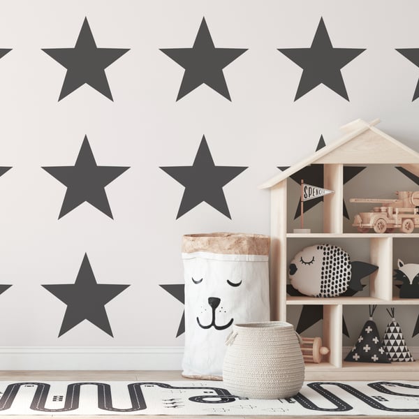Galerie Wallpaper Product code: SS21244_2 - Style Sisters Classic Wallpaper Collection -  Single Star Black Design