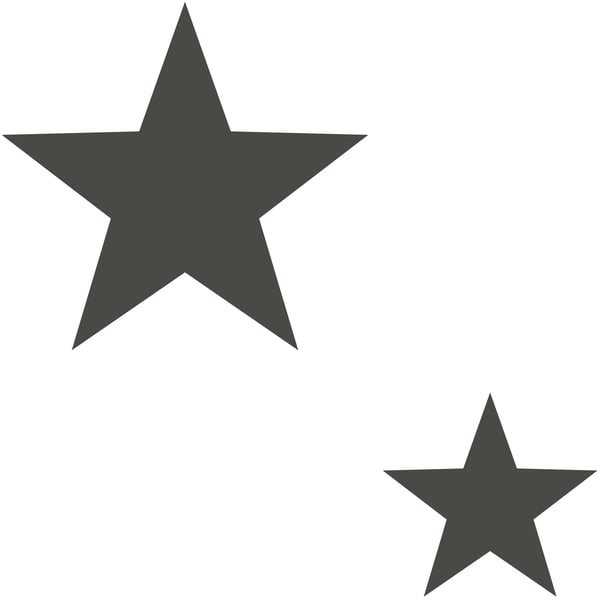 Galerie Wallpaper Product code: SS21254 - Style Sisters Classic Wallpaper Collection -  Double Star Black Design