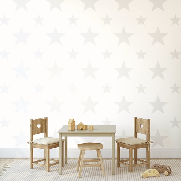Galerie Wallpaper Product code: SS21257_2 - Style Sisters Classic Wallpaper Collection -  Double Star Pearl Design