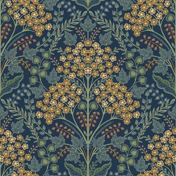 Galerie Wallpaper Product code: TJ40002 - Mulberry Tree Wallpaper Collection - Blue Colours - Winkworth Design