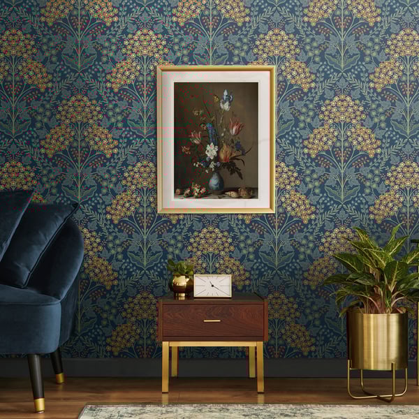 Galerie Wallpaper Product code: TJ40002_2 - Mulberry Tree Wallpaper Collection - Blue Colours - Winkworth Design