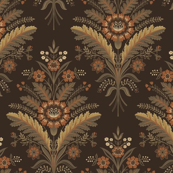 Galerie Wallpaper Product code: TJ40606 - Mulberry Tree Wallpaper Collection - Brown Colours - Moorbank Design