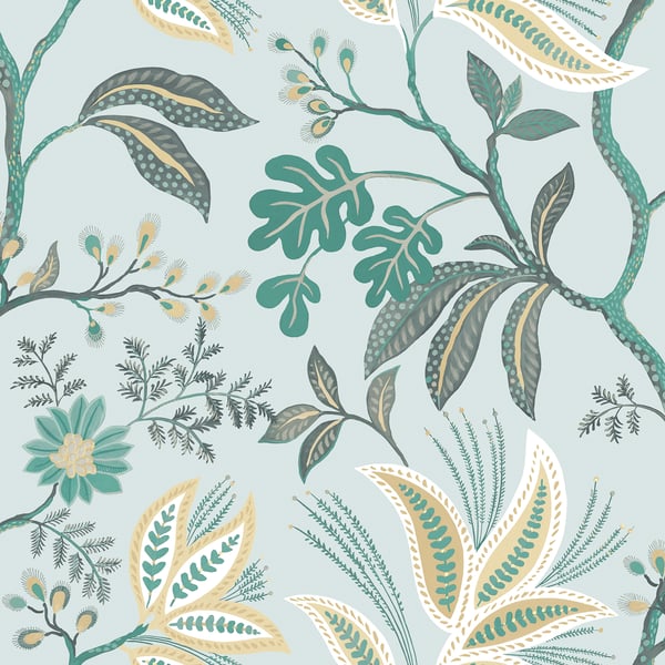 Galerie Wallpaper Product code: TJ41104 - Mulberry Tree Wallpaper Collection - Blue Colours - Kew Design