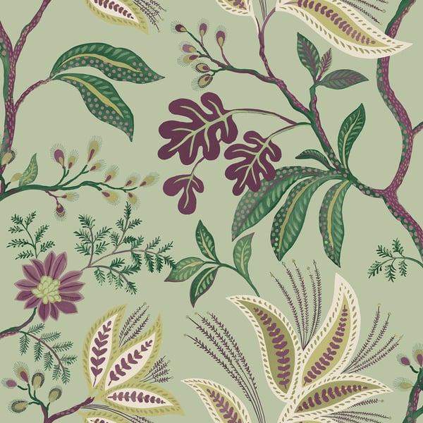 Galerie Wallpaper Product code: TJ41109 - Mulberry Tree Wallpaper Collection - Multi-coloured Colours - Kew Design