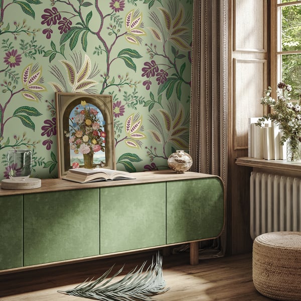 Galerie Wallpaper Product code: TJ41109_2 - Mulberry Tree Wallpaper Collection - Multi-coloured Colours - Kew Design