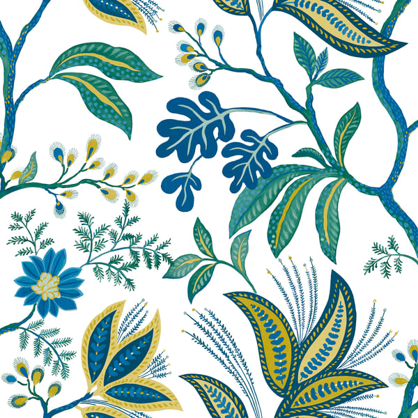 Galerie Wallpaper Product code: TJ41112 - Mulberry Tree Wallpaper Collection - Multi-coloured Colours - Kew Design