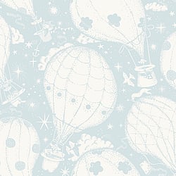Galerie Wallcoverings Product Code 29005 - Resan Wallpaper Collection - Light blue Colours - Ballongerna Design