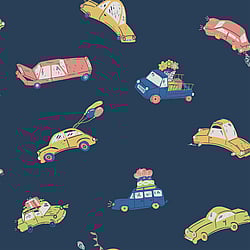 Galerie Wallcoverings Product Code 29014 - Resan Wallpaper Collection - Dark blue Colours - Bilarna Design