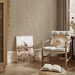 Galerie Wallcoverings Product Code 33359 - The Woods And Wicker Wallpaper Collection - Brown Colours - Graphic Design